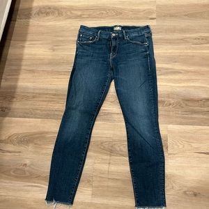 Curvy High Rise Mother Jeans Sz 30